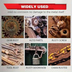 Large Capacity Powerful Car Rust Remover Spray - Exhaust/Wheel Care, Metal Powder Remover.