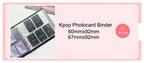 A5 3 Ring PU Leather Binder Kpop Photo Album Refill Pocket 1/2/4/6 3 Inch Photocard Sleeves PVC Free Postcard Collect Book Retro