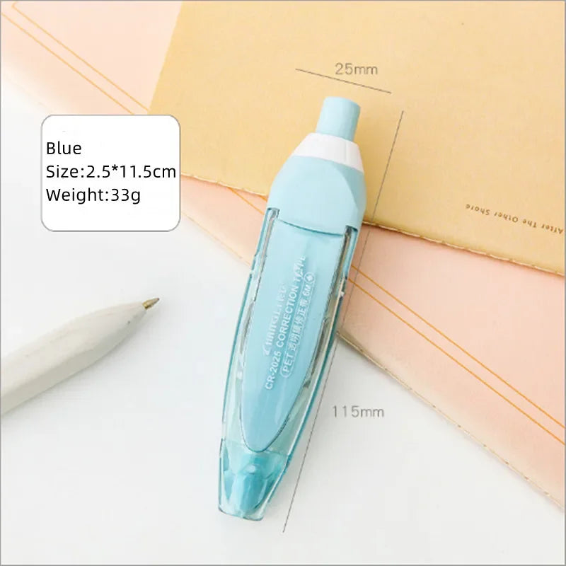 Press Type Correction Tape Ins Simplicity Korean Solid Color Correction Tape Lovely Stationery Correction Tape Student Supplies