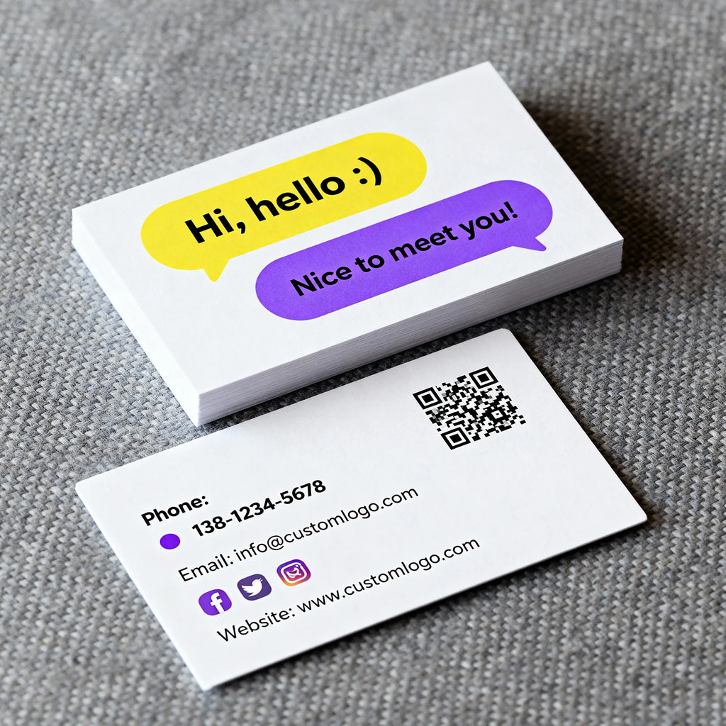Custom Business Cards with Pictures Personalized Business Cards 50-500Pcs Thank You Cards for Wedding Invitations Postcards