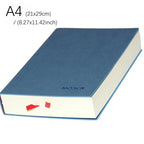 640 Page Horizontal Line/Grid /Blank Thick Business Notebook A4/A5 School Waterproof Leather Office Stationery Diary Notebook