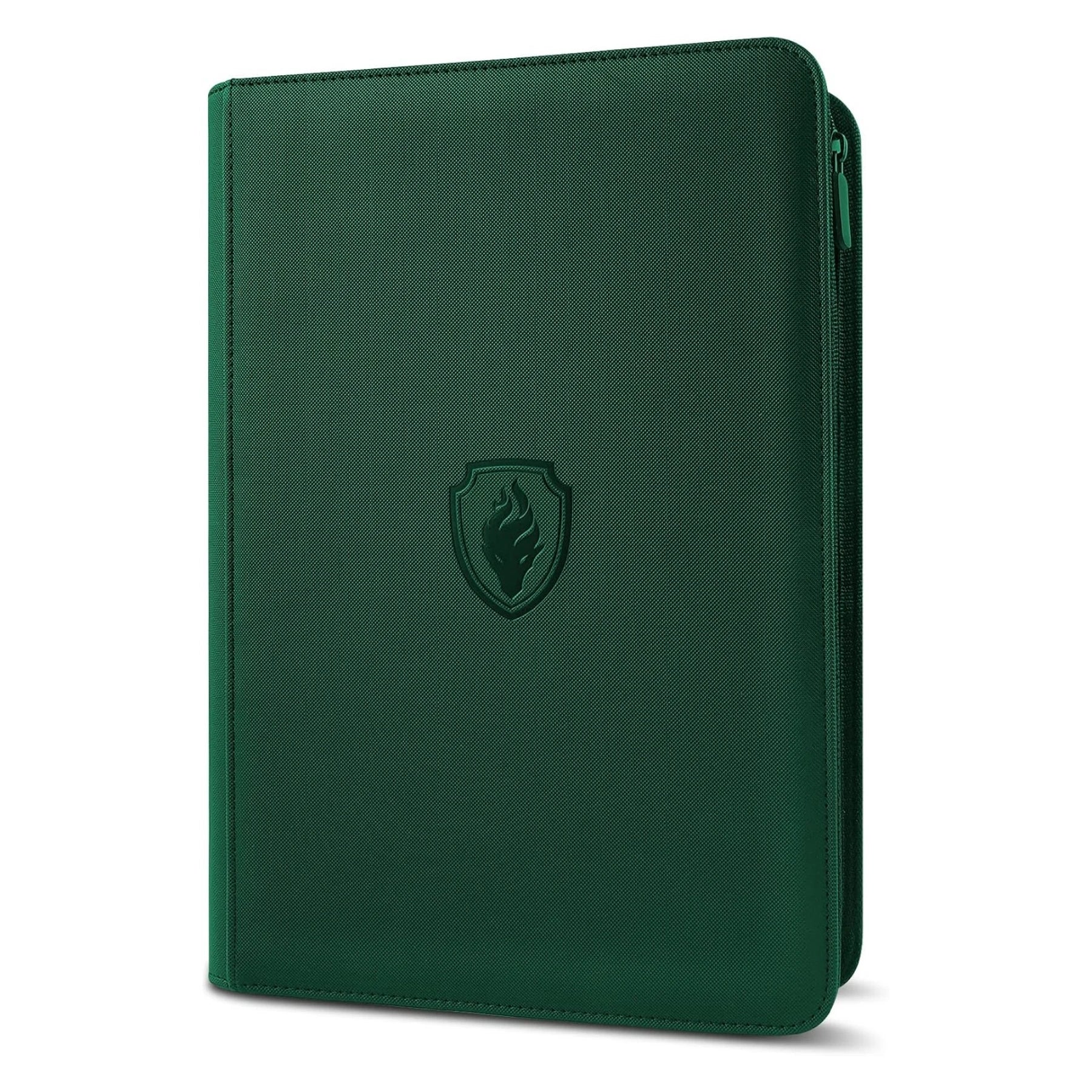 9 Pocket Zipper Card Binder, 360 Trading Card Holder Book, Premium PU Cover Zip Binder for Cards, Durable Side Loading Card