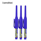 Lot 45mm Waterproof Long Head Nib Deep Hole Markers Pen Tile Carpenter Pen Multi-purpose for Woodworking Black/Blue/Red Ink