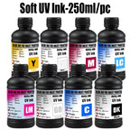 For Epson UV Hard ink Soft ink White LED UV Ink For Epson DX5 DX7 XP600 TX800 Printhead I3200 I1600 R1900 R2000 Rl800 Printer