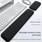 Keyboard Mouse Wrist Rest Pad Memory Foam Hand Rest Support Support Ergonomic Wrist Cushion Pad Memory Foam For Notebook Laptops