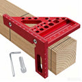 3D Multi Angle Woodworking Square With Scribing Pin 22.5-90 Degree Precision Protractor Carpenter DIY Measuring Tool Gift
