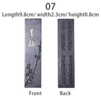 Chinese Calligraphy Ink Stone Handmade Ink Stick for Calligraphy and Painting Ink Bar Brush Painting Paint Calligraphy Ink Block