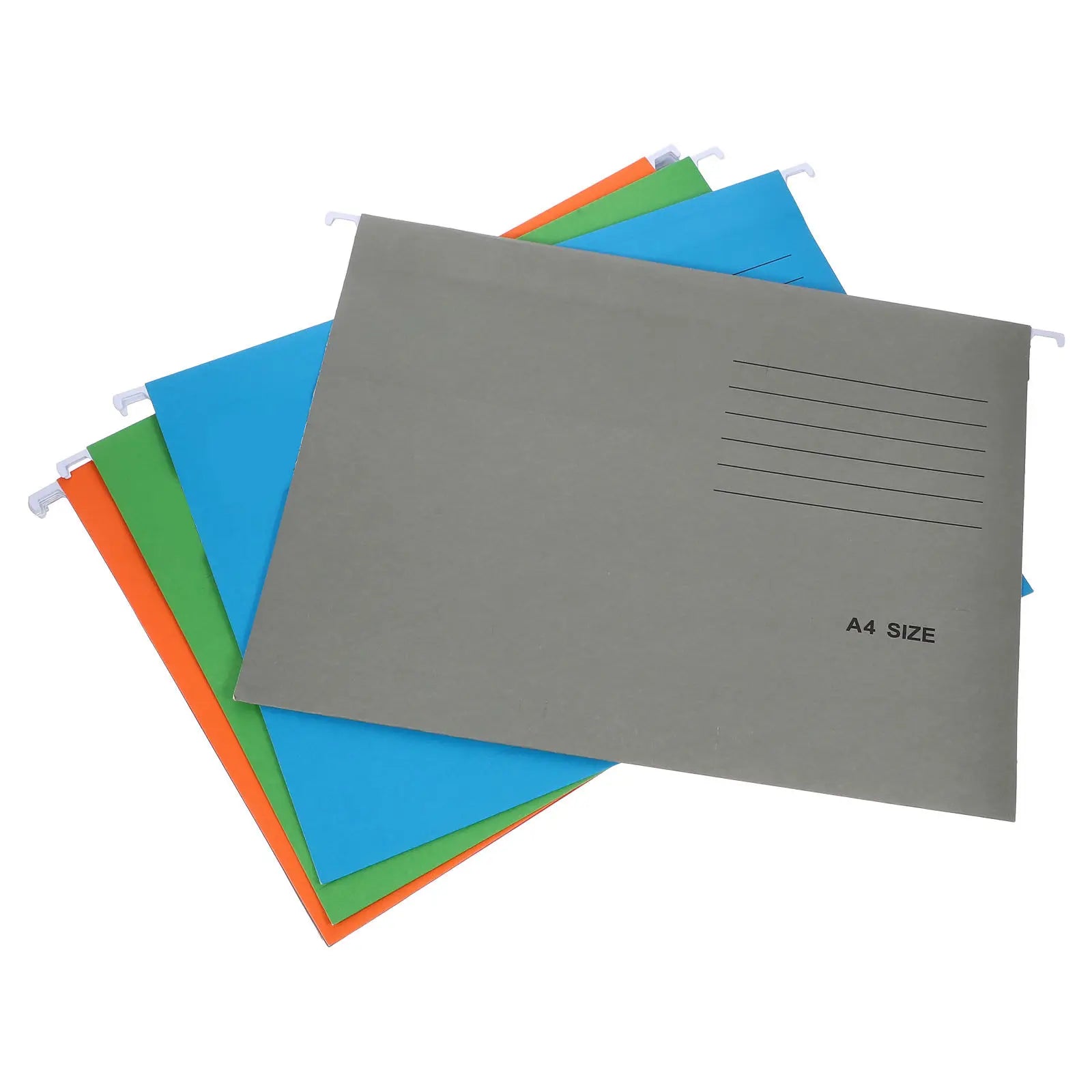 8Pcs Stylish Multi-Tier Hanging File Folder Set Stable A4 File Organizer Portable Receipts Folder Office Supplies Document