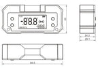 SHANHR Magnetic Digital Angle Gauge Level Finder Protractor Bevel Inclinometer,Bubble Dual Axis Inclinometer with Magnetic Base