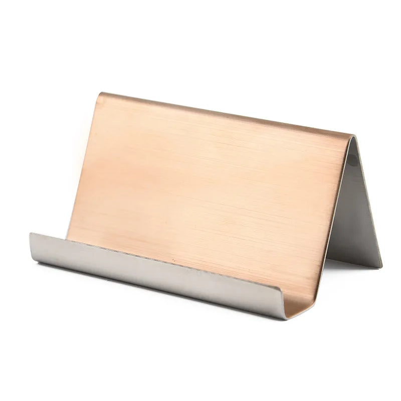 Metal Business Card Name Tag Display Rack Display Stand Desktop Table Organizer Cellphone Holder Conference Room Accessories