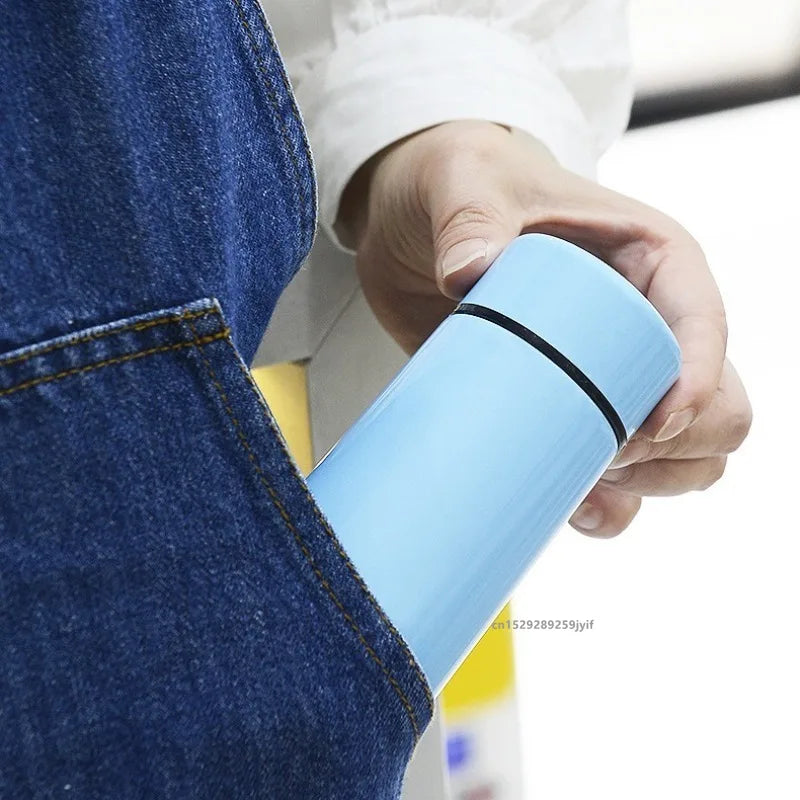 160ml 304 Stainless Steel Insulated Cup Mini Pocket Cup Portable Travel Cup For Outdoor Camping Hiking Thermos Bottle