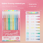 105Color Hand Account Gel Pen Languo Morandi Retro Pen Large-Capacity Color Handbook Pen For Student Painting Graffiti Writting