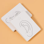 50pcs Earrings Jewelry Display Cards Kraft Paper Packing Tag for diy Jewelry Ear Bone Clip Nails Holder Hanging Retail Price Tag