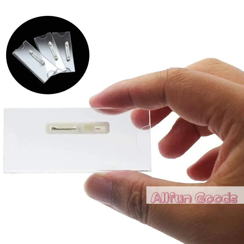 [TG835]10/20/30Pcs Name Tag Blank Name Badges Acrylic Name Tag Holders 70x30mm Insert Blank Acrylic Nameplate