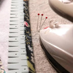 Hot Hemming Ruler Heat Resistant Hemmer Rulers Flexible Silicone Curve Scale Hemming Tool for Padding Sewing Cloth Fabric Pants
