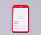 Fashion Card Cover Women Lanyard Aluminum Alloy Work ID Card Holder Business Work Card ID Badge Holder Metal Bags Case