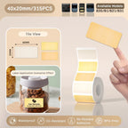 NIIMBOT B21/B203/B3S Label Machine Printing Paper Self Adhesive Label Waterproof Oil Resistant Tear Resistant Label