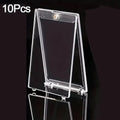 1/5/10PCS Clear Card Holder Magnetic Attraction Type Gaming Sports Trading Card Display Case Kpop Idol Photo Protective Sleeves