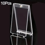 1/5/10PCS Clear Card Holder Magnetic Attraction Type Gaming Sports Trading Card Display Case Kpop Idol Photo Protective Sleeves