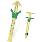 5-in-1 Sliding Gauge Measuring Tool Multifunctional Plastic Drawing Ruler Household Tailor's Patchwork Ruler Sewing Accessories