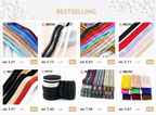 5/10/20M Non-slip Elastic Band 10mm Stretch Silicone Rubber Bands for Bra Underwear Strap Belt Tapes Sewing Trimming Accessory