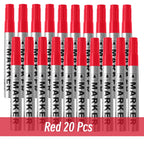 Permanent Paint Marker Pen Waterproof Black Pen for Tyre Oily Markers Quick Drying Signature Pen Stationery Supplies