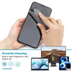 1/2/3pc 2 In 1 Screen Cleaner Spray Portable Tablet Mobile Phone Touch Screen Microfiber Cloth Dust Removal Cleaning Tool