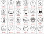 Custom Book library ink Stamp Personalized Self Inking Wedding Stamp Customized Photosensitive Seal Invitation name letter logo