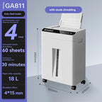 High-capacity Office Shredder with Five-level Security and Shredding Function It Can Shred Large Volumes of Documents and CDs