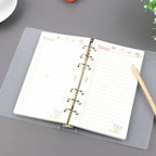 Creative transparent twill pp binder shell a6 a5 six-hole b5 nine-hole folder