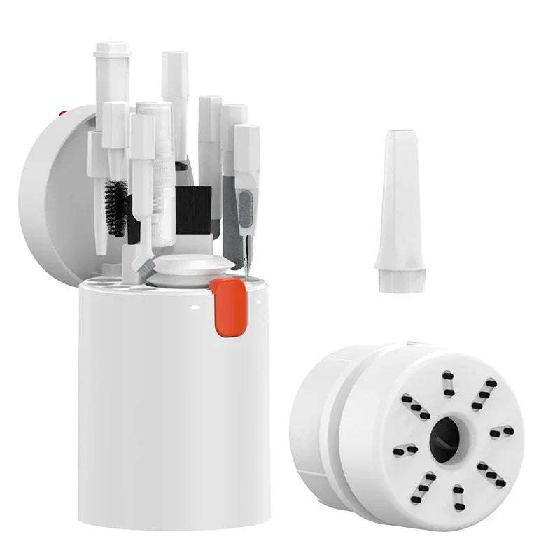 New 21 in 1 Bluetooth headset computer keyboard cleaning pen earplugs multifunctional storage screen cleaning brush set artifact