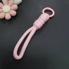 12cm Paracord Braided Woven Keychain Wrist Rope Phone case Anti-lost Rope Strap Key Ring Tactical Survival Tool Backpack Buckle