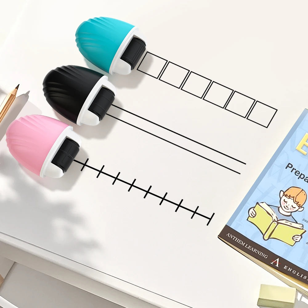 Teacher's teaching seal is suitable for mathematics and English words double-line English case equal equation number roller seal