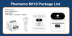 Phomemo Label Printer M110 Label Maker Barcode Label Printer for Address, Barcode, Clothing, Photo,Logo,Jewelry,Retail,Business