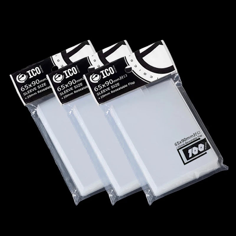 100pcs/pack 65*90mm Card Sleeves Card Protectors Perfect Size for Football Cards, Sport Cards, MTG Cards Collection Card Storage