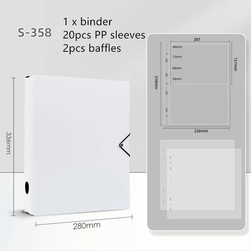MINKYS Kawaii 5/6/9 Spaces 3 inch Kpop Photo Card Binder Large Capacity Idol Photocard Album Photocards Binder Collect Book