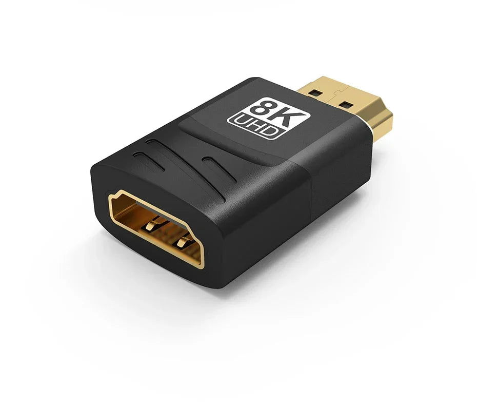 HDMI Extender 8K 60Hz 4K 120Hz Female to Female Connector HDMI 2.1 Cable Extension Converter HDMI-Compatible Adapter Coupler