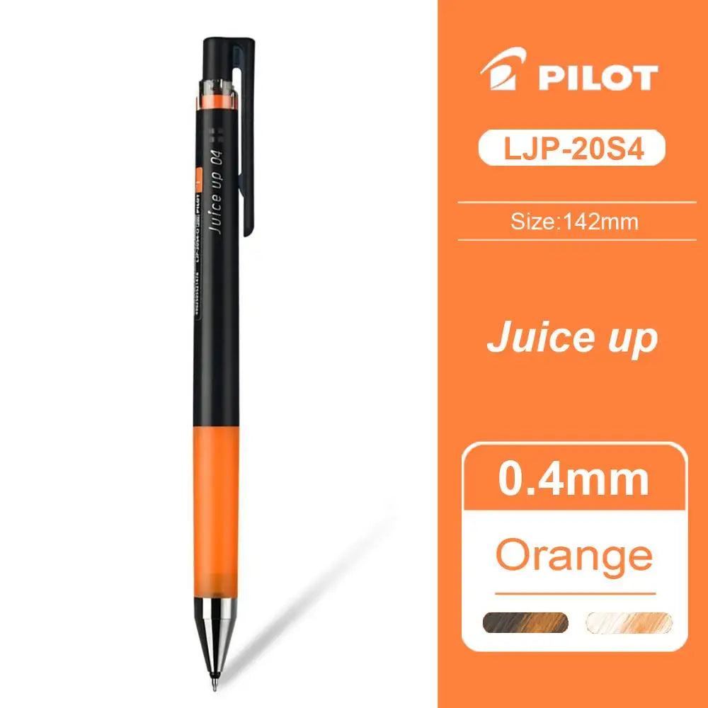 Pilot Juice Up 0.4mm Retractable Gel Ink Pen ST Nib Black Pen Quick-drying Smooth DIY Hand Account LJP-20S4 School Stationary