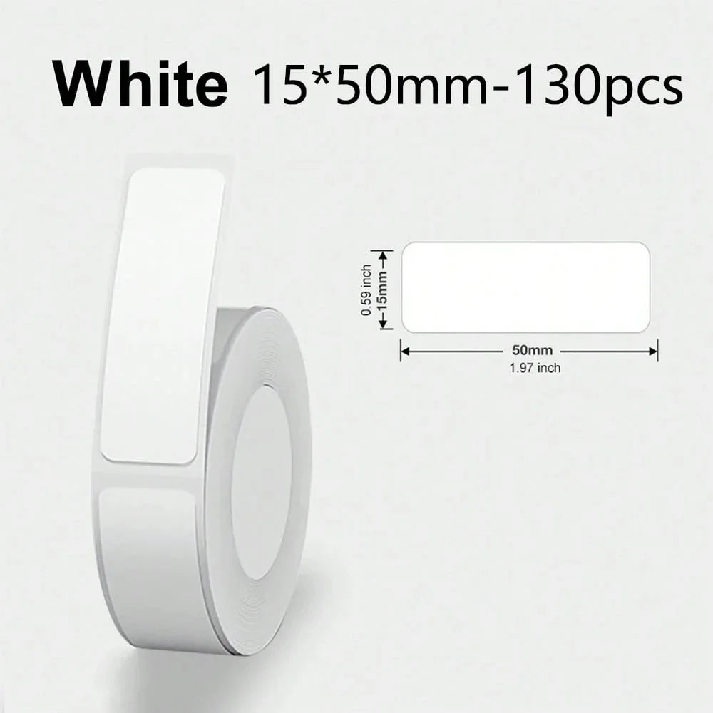 P15 White Label Paper Thermal Label Sticker Self-Adhesive Stickers For Marklife Q30 P12 P15 Mini Portable Thermal Printer 2025