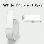 P15 White Label Paper Thermal Label Sticker Self-Adhesive Stickers For Marklife Q30 P12 P15 Mini Portable Thermal Printer 2025