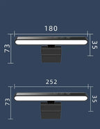 LED Screen Desk Lamp Eye Protection Stepless Dimming USB Night Lights Computer Screen Clip Monitor Learning Reading Table Lamps