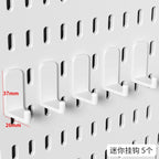 Neat Plastic Pegboard  Desk Organizer with Multiple Accessories for Home Office, Craft Room and Garage Display
