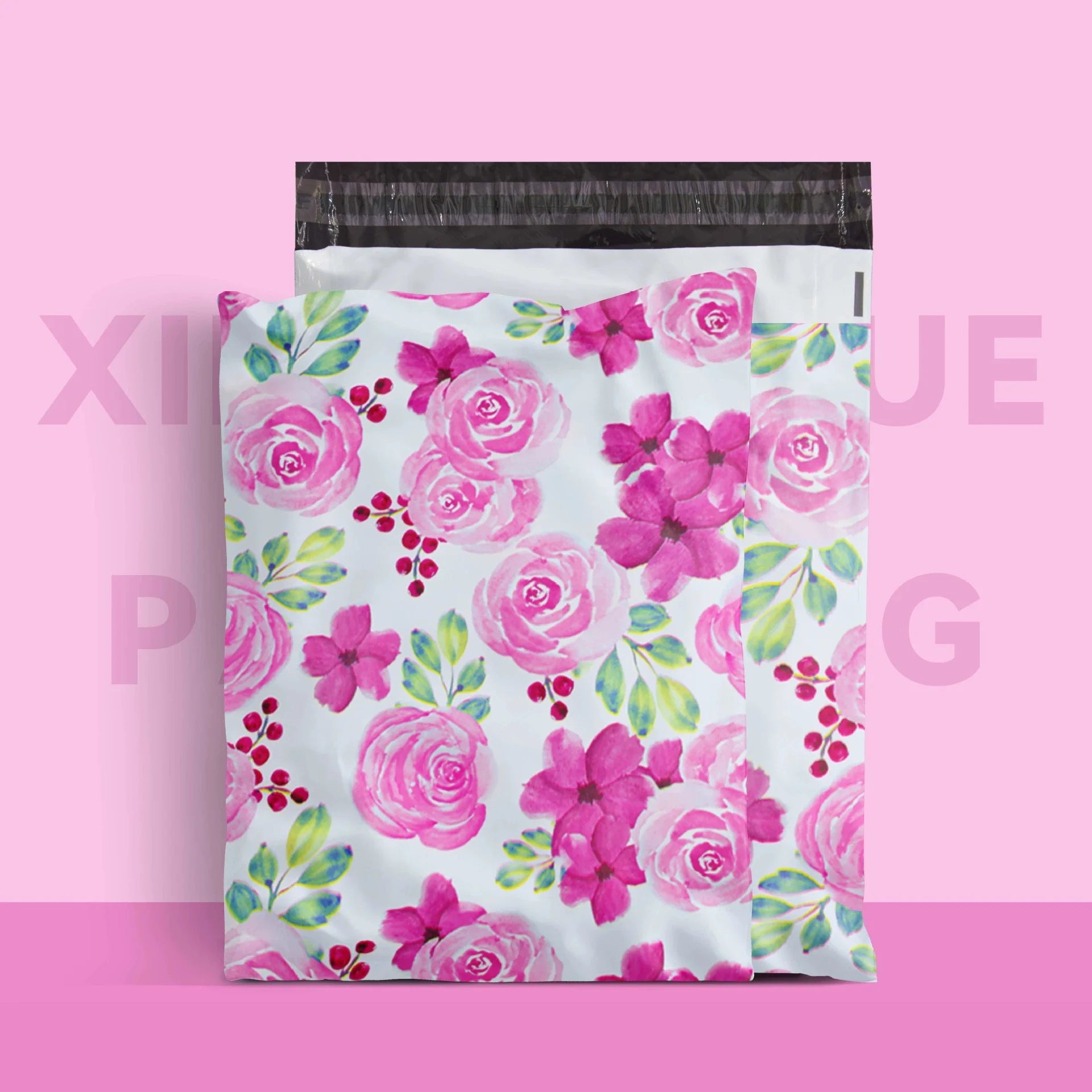 100PCS 9.8x13in Poly Mailer Adhesive Envelope Bag DIY Women Girl's Gifts Wedding Anniversary Plastic Mailing Packaging Pouches