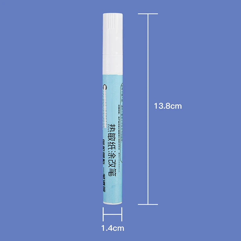 Portable Correction Pen 3 Seconds To Erase Correction Fluid Pen Thermal Paper Parcel Label Correction Fluid Privacy Protection