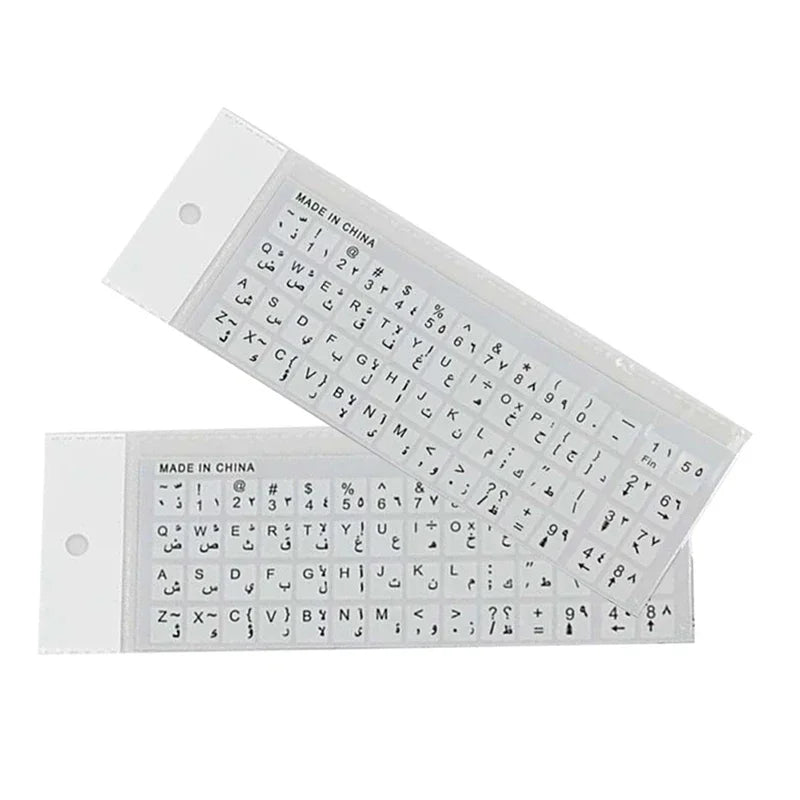 1pc Arabic Keyboard Sticker，DIYComputer Laptop Keyboard Protective Film Anti-Abrasion Button Sticker Film