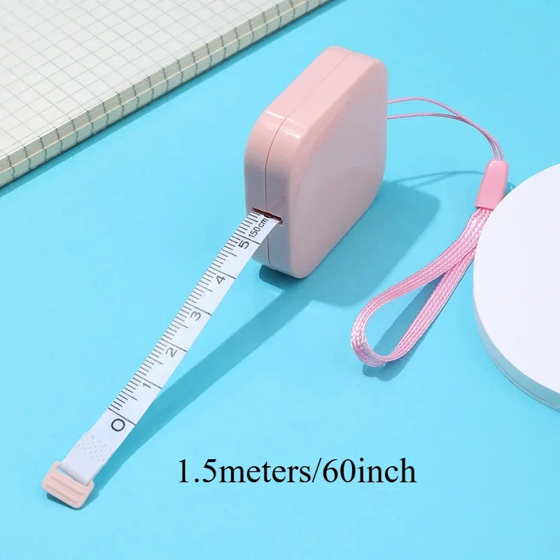 1/3/5PCS Portable Double-sided Tape Measure Retractable Mini Tape Measure for Weight Loss Medical Body Measurement Tailor Tool