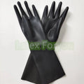Free Shipping 100% Natural Latex Unisex Classic Flash Red Short Latex Gloves Slim Finger Hand Finger Gloves Seamless