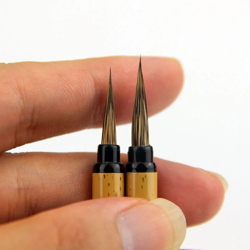 Rabbit Hair Brush Pen Song Huizong Slender Gold Calligraphy Brushes Chinese Aquarelle Meticulous Painting Outline Brush Pen