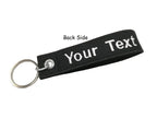 Custom Embroidery Keychain Tag Keychain Sports Team Keychain Key Tag Luggage Tag