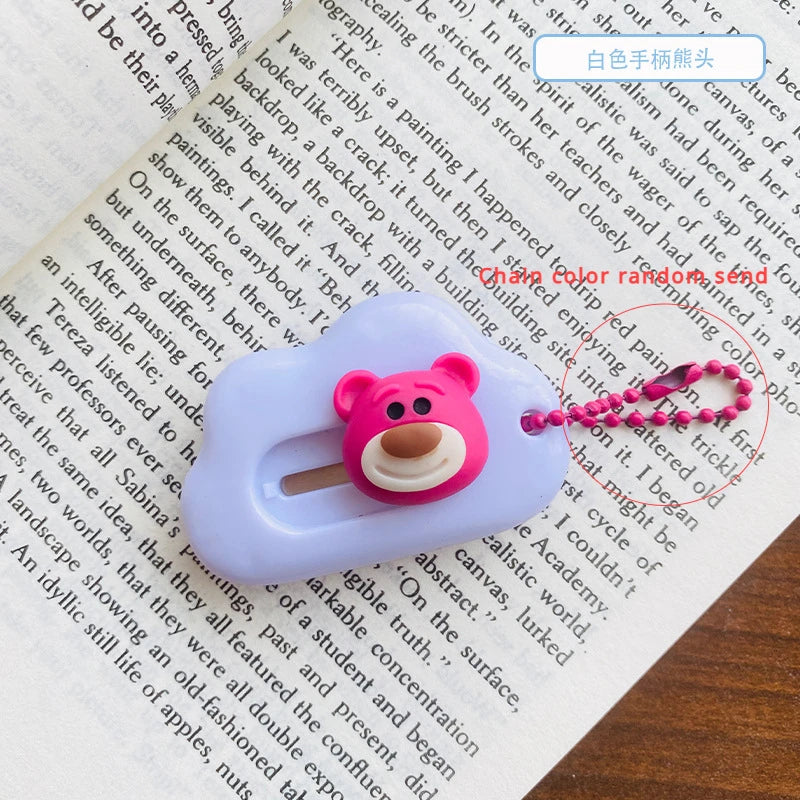 1pc Dopamine Cloud Mass Letter Opener Cartoon Cute Utility Knife Student Mini Box Cutter Hand-made Sharp
